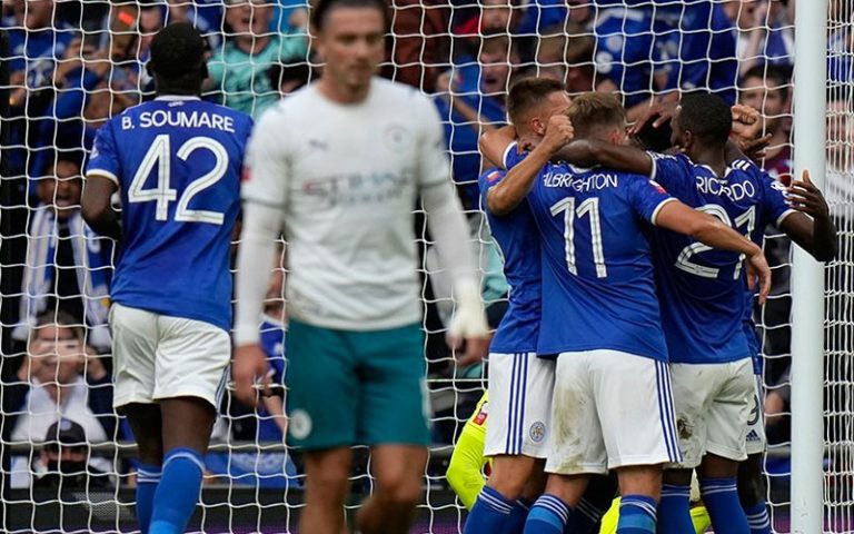 Leicester vs Man City, The Foxes Unggul 1-0 Menangkan ...