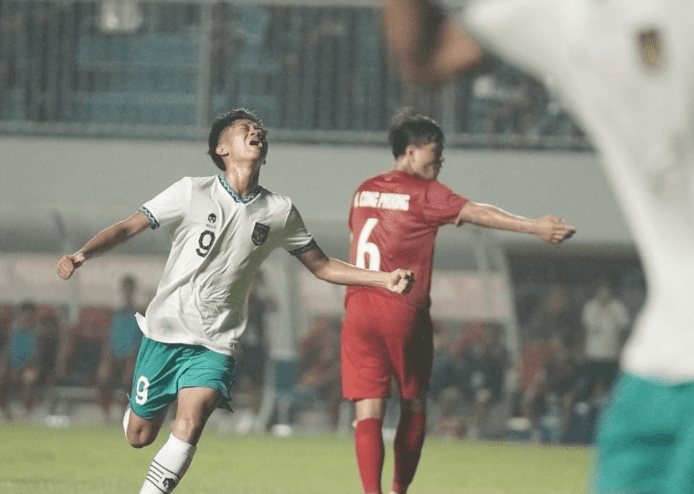 Kafiatur Rizky Pimpin Indonesia Menang 1-0 Vietnam