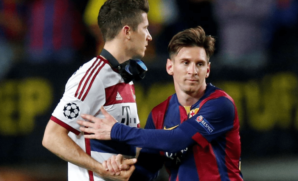 Lewandowski Mimpi Main Bareng Lionel Messi