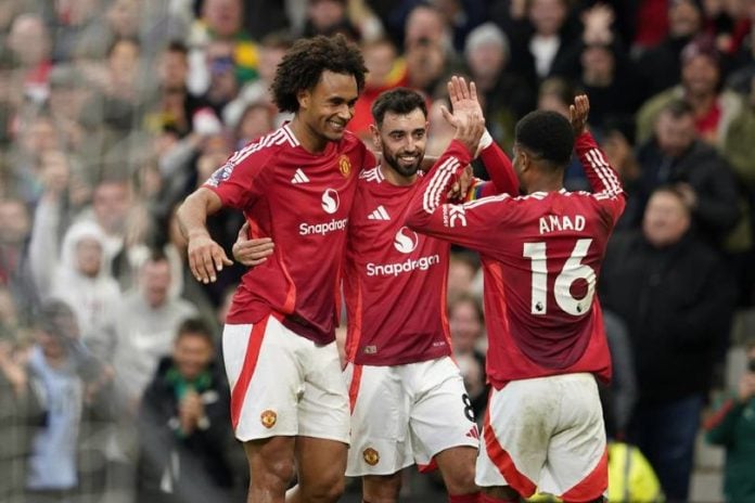 kemenangan manchester united everton