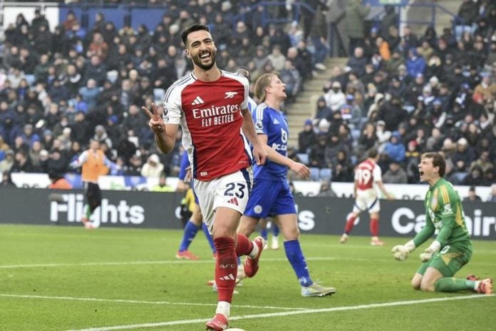 kemenangan arsenal leicester