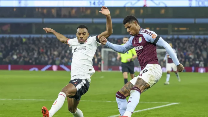 marcus rashford aston villa
