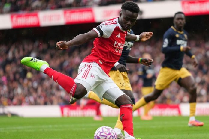 bukayo saka arsenal