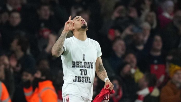 gol gabriel jesus arsenal