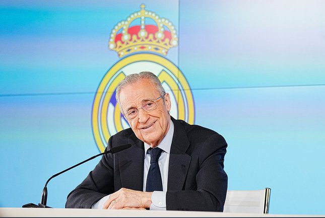 konferensi pers Florentino Perez konferensi pers Florentino Perez