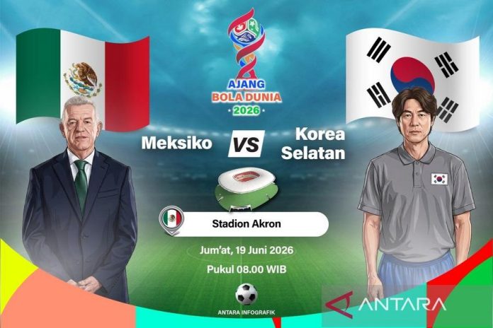 Susunan pemain Meksiko vs Korea Selatan: Jimenez dan Son pimpin lini serang