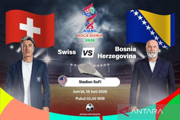 Pratinjau laga Swiss vs Bosnia di Los Angeles: Nati memburu tiga poin penting