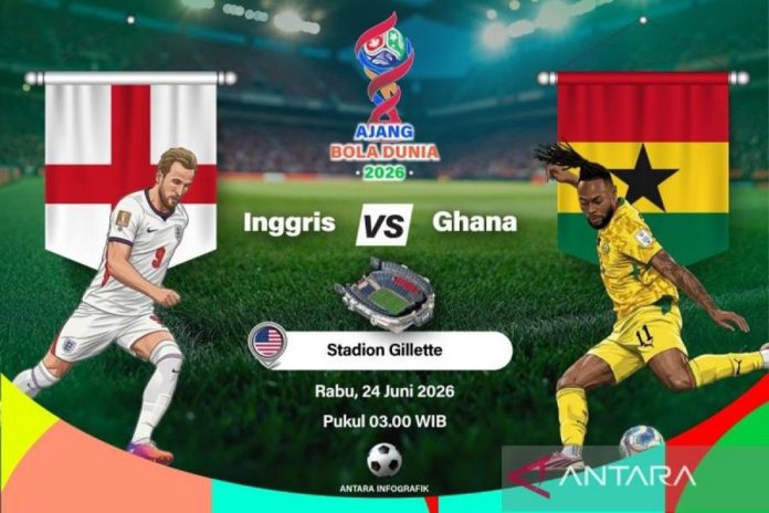 Inggris vs Ghana: Three Lions Diprediksi Sulit Dibendung dalam Pertandingan