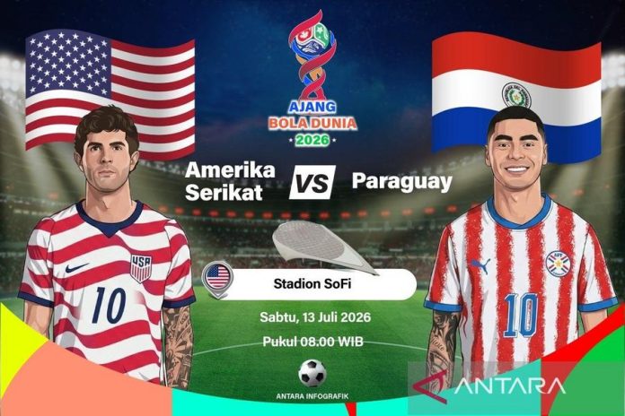 Susunan Pemain Amerika Serikat vs Paraguay: Daftar Starter Kedua Tim di Laga Ini