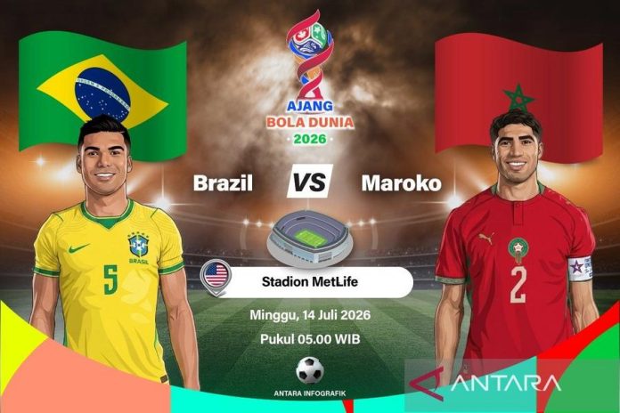 Susunan pemain Brasil vs Maroko: Neymar absen, Igor Thiago jadi starter