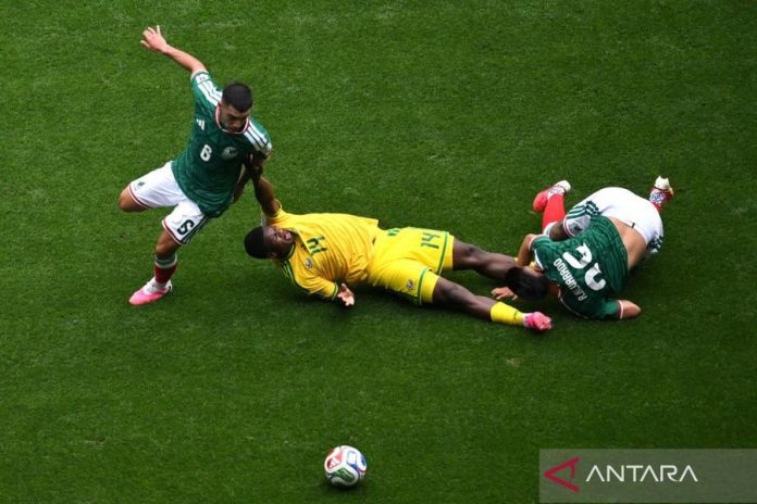 Pelatih Afrika Selatan menyesalkan timnya harus mengakhiri laga dengan sembilan pemain