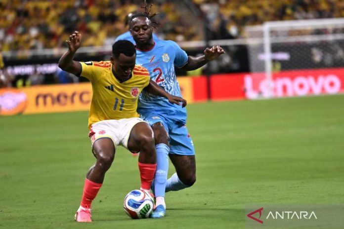 Kolombia Pastikan Tiket Babak 32 Besar Setelah Menang 1-0 atas RD Kongo