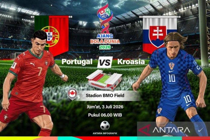 Portugal vs Kroasia: Ronaldo dan Modric Masuk Susunan Pemain Utama Sejak Menit Awal