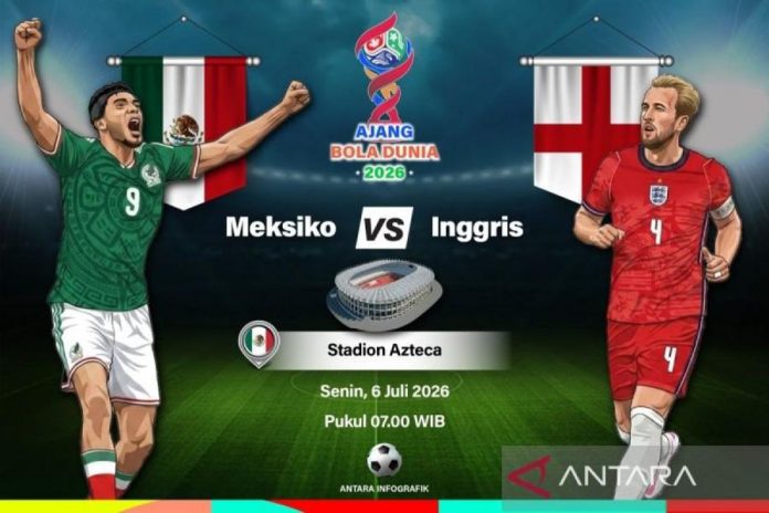 Susunan Pemain Meksiko Vs Inggris: Marcus Rashford Memulai Laga dari Bangku Cadangan
