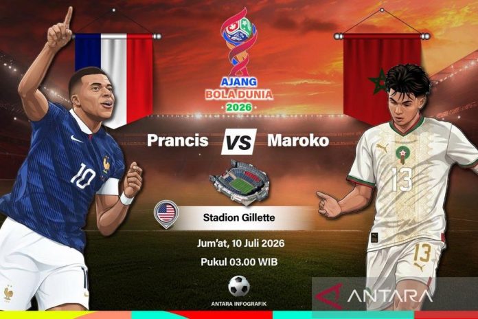 Prancis vs Maroko: Doue masuk starter, Diaz jadi ujung tombak serangan
