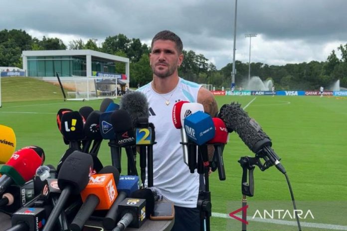 Rodrigo De Paul soroti pentingnya kesiapan mental jelang laga melawan Inggris