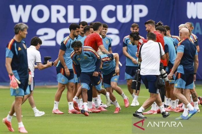 Timnas Spanyol bersiap menghadapi Prancis di semifinal Piala Dunia 2026 Timnas Spanyol bersiap menghadapi Prancis di semifinal Piala Dunia 2026