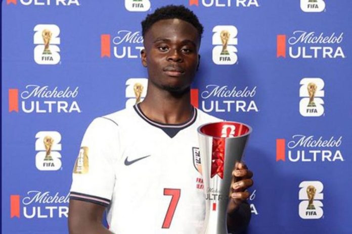 Bukayo Saka Masuk Daftar Elite Pencetak Hattrick Piala Dunia, Mengaku Bangga Bukayo Saka Masuk Daftar Elite Pencetak Hattrick Piala Dunia, Mengaku Bangga