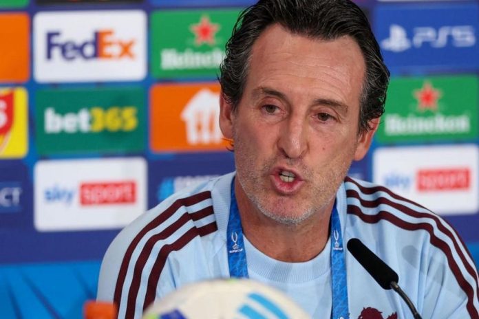 Unai Emery menilai pertandingan melawan PSG menjadi ujian bagus bagi timnya