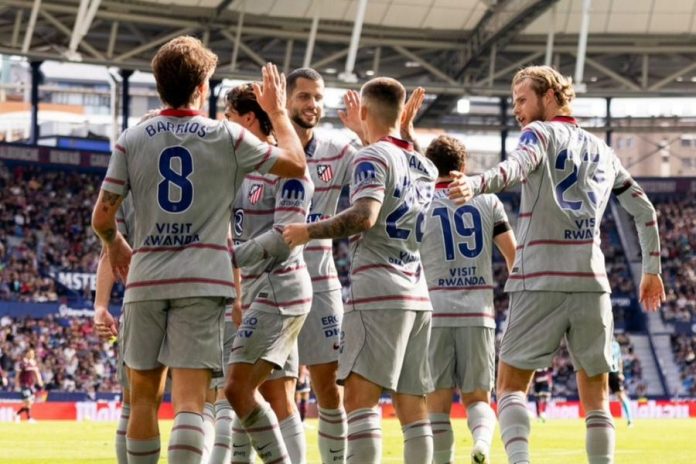 Atletico Madrid Naik ke Puncak Klasemen Sementara Setelah Menang 2-0 atas Levante